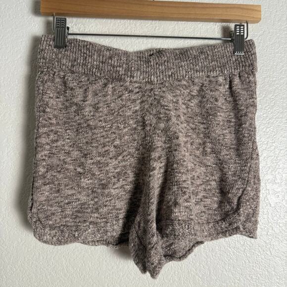 Lovers & Friends Rosalie Brown Linen Crop Polo Sweater Shorts Set Small - Picture 3 of 13